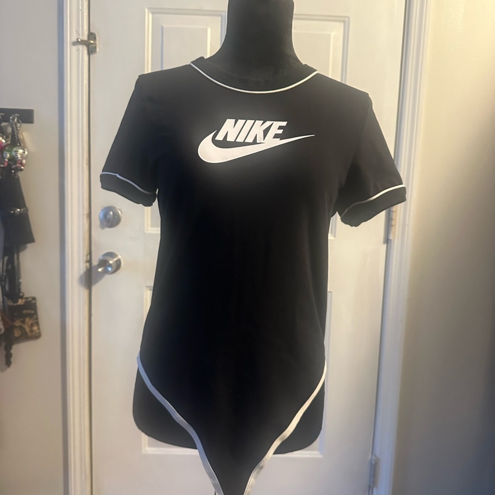 Nike Black T-Shirt with White Trim onesies